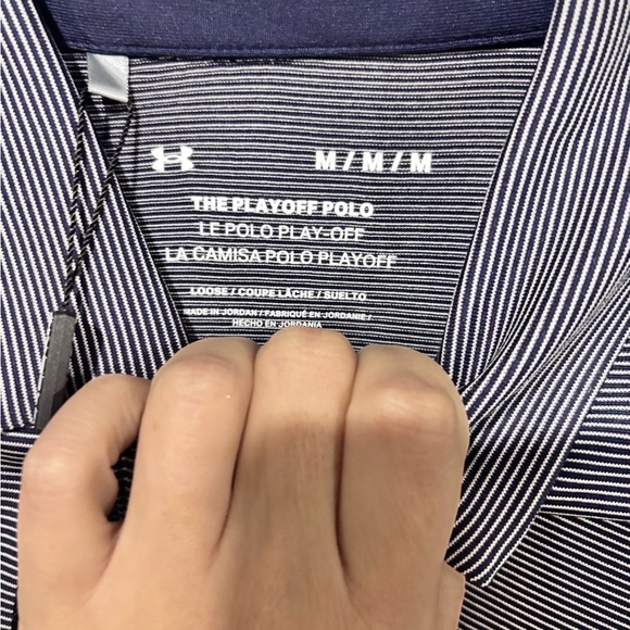 Under Armour Men's Polo Shirt in Gray - Picture 3 of 5